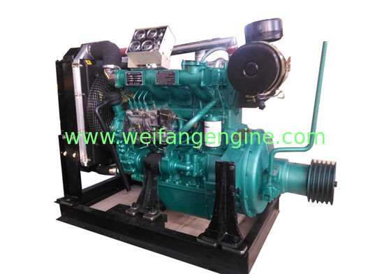 Ricardo diesel engine with clutch and belt pulley for stationary power use and agricultural use